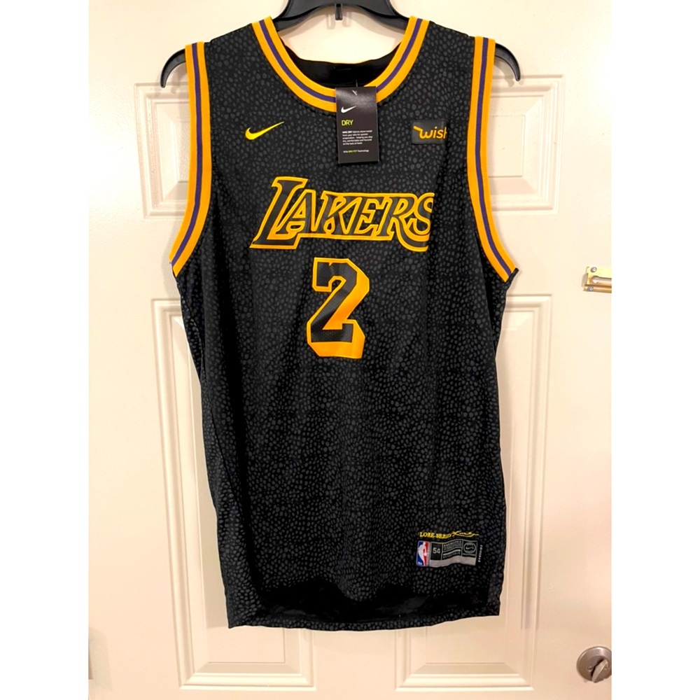 NWT Lonzo Ball Lakers #2 Momba Print Jersey XXL